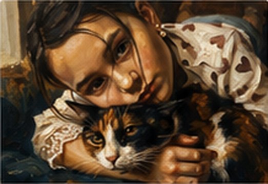 Classic realism portrait